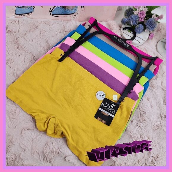 NWT {Lady Princess} Colorful Collection: Boyshort, Size LARGE - Picture 1 of 5